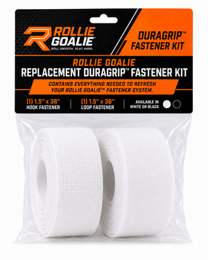 Rollie Goalie™ DuraGrip™ Replacement Adhesive Fastener Kit - White